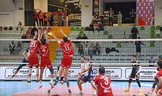 osmangazili voleybolcular filede firtina estirdi