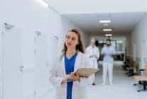 portrait of young woman doctor a 1024x683