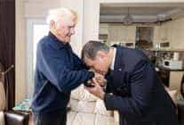 baskan tugay lise ogretmenini ziyaret etti