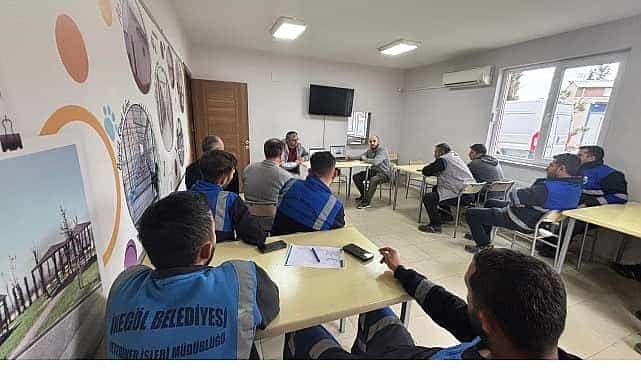 inegol belediyesinde kurum ici egitimler suruyor