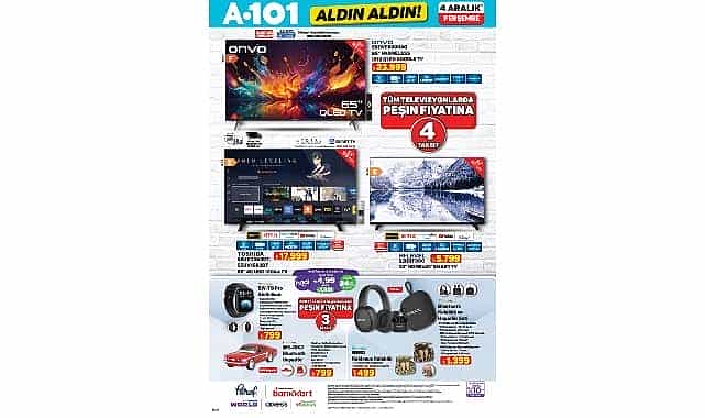 4 aralikta a101de mobilite ve teknoloji urunleri one cikiyor