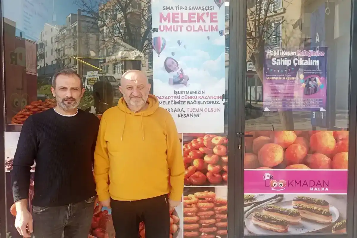 Keşan’da Lokma Umut Oldu: SMA’lı Melek’e Anlamlı Bağış