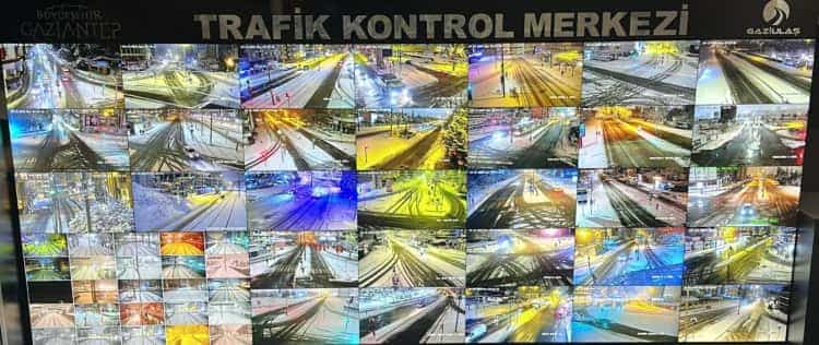 Gaziantep’te Karla Mücadelede Tüm Ekipler Sahada