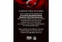 konser erteleme duyurusu