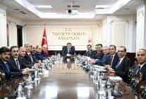 konya protokolu ankarada bakan yumakli ile bir araya geldi