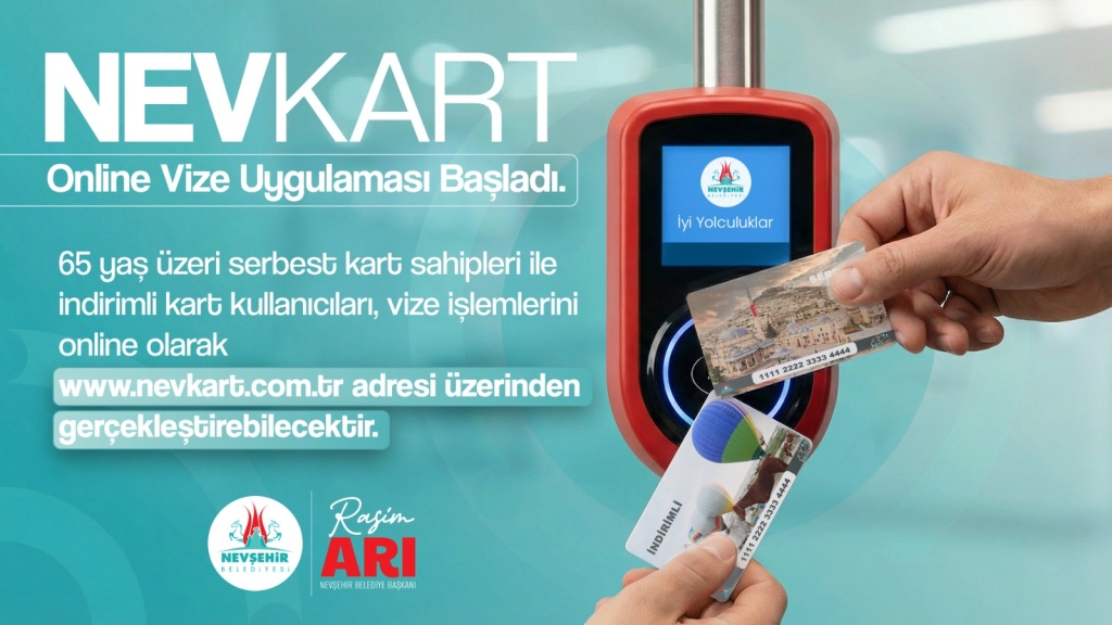 NEVKART Kartlarına Online Vize İmkanı 1 NEVKART Kartlarına Online Vize İmkanı