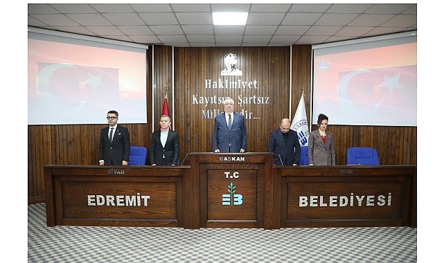 edremit belediye meclisinde yilin ilk toplantisi yapildi