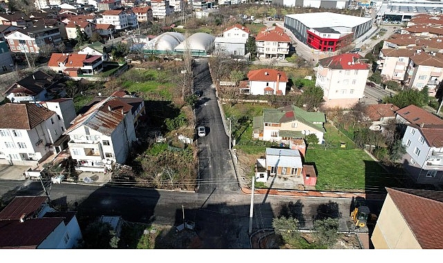 golcukte 150 cadde ve sokakta hummali calisma