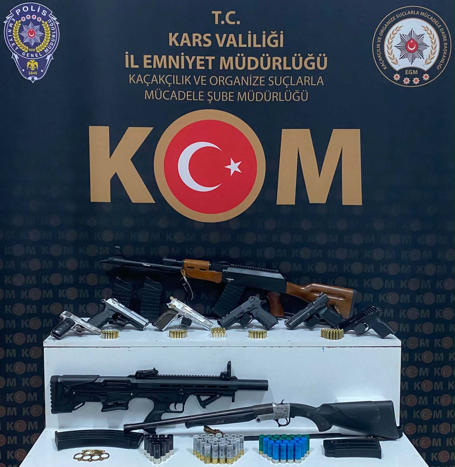 Kars’ta Yasa Dışı Silah Ticareti Operasyonu: 8 Gözaltı 1 q3 38