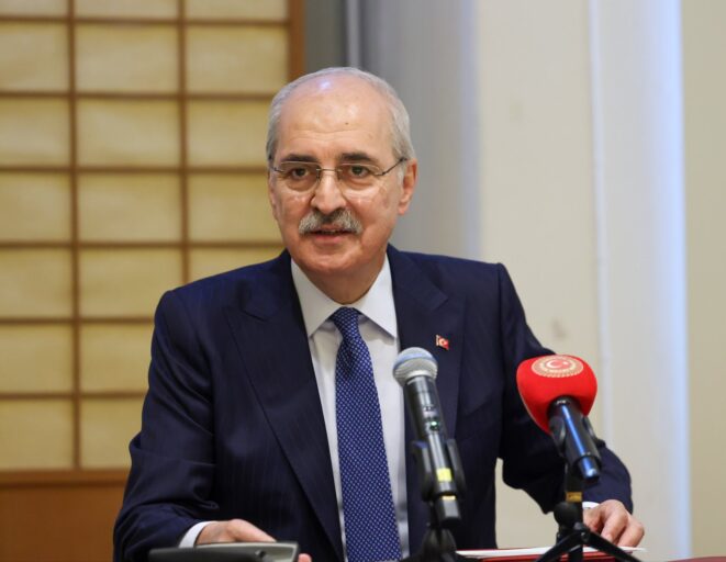 TBMM BASKANI KURTULMUS ISVECTE KONUSTU 1346877 399987