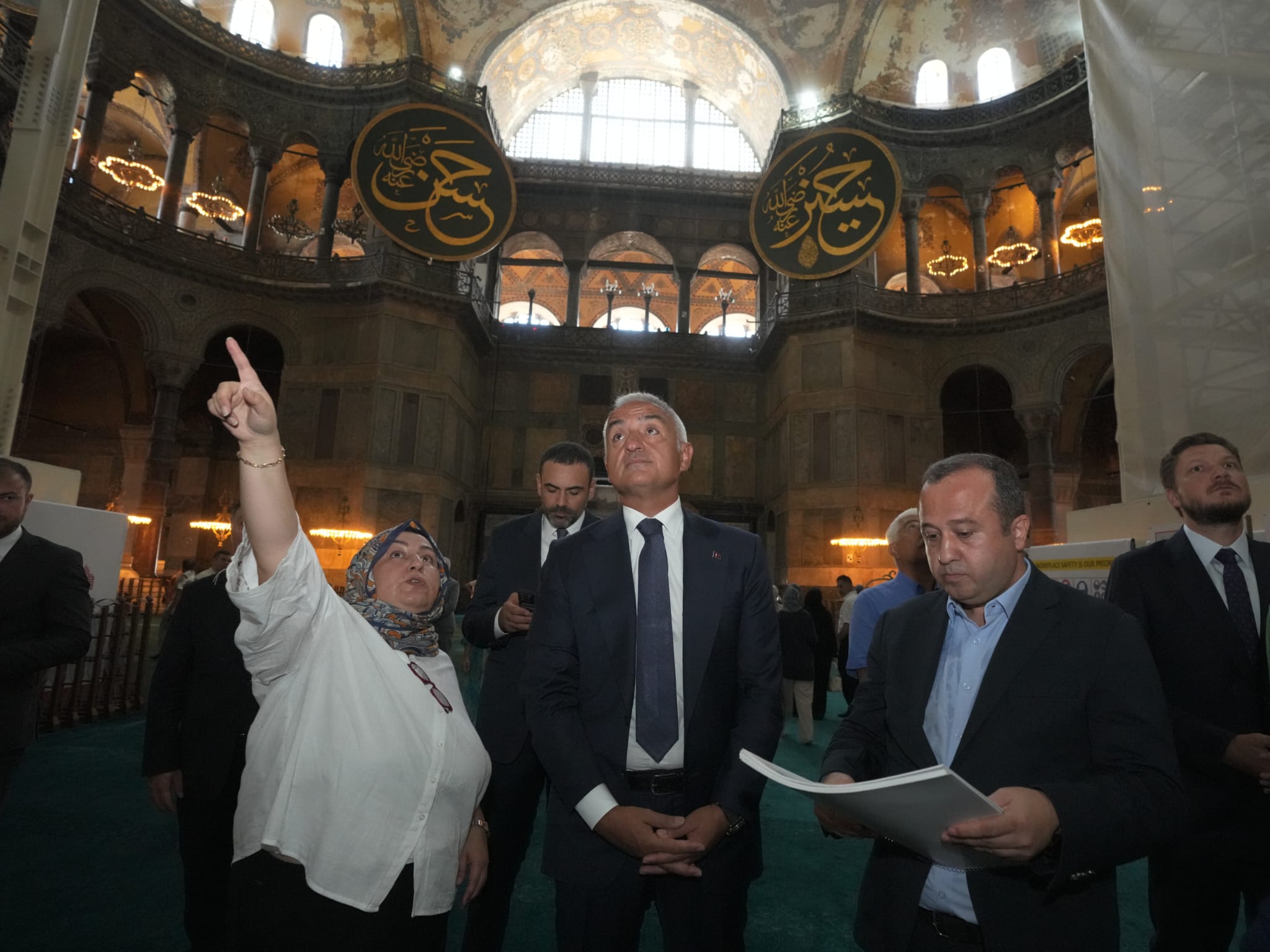 BAKAN ERSOY AYASOFYADAKI RESTORASYON C 1477417 439644